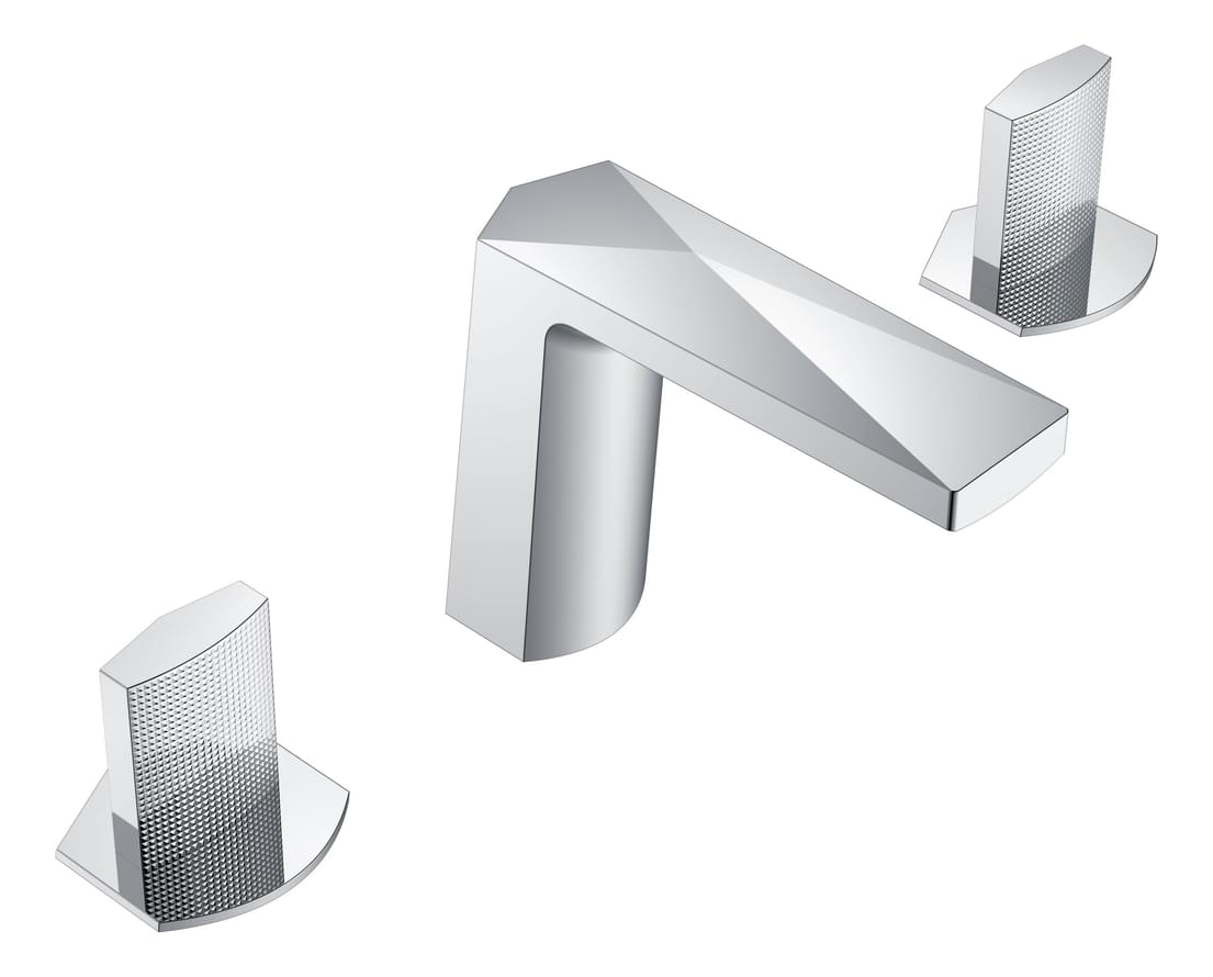 Плитка Boheme Venturo Смеситель VENTURO TOUCH для раковины на 3 отверстия хром  поверхность глянец