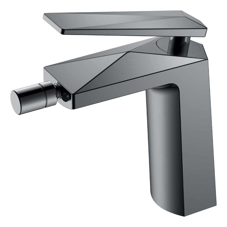 Плитка Boheme Venturo Смеситель VENTURO для биде оружейная сталь  поверхность глянец