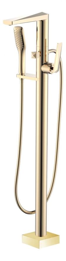 Плитка Boheme Venturo Смеситель VENTURO для ванны напольный золото  поверхность глянец