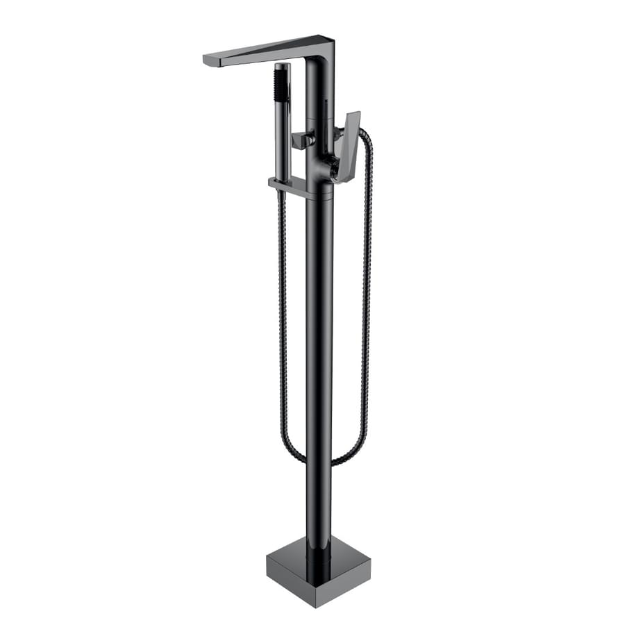 Плитка Boheme Venturo Смеситель VENTURO для ванны напольный оружейная сталь  поверхность глянец