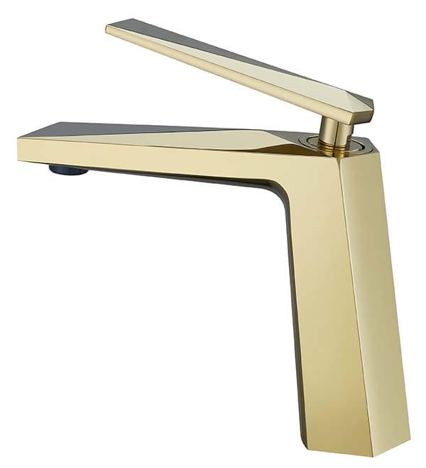 Плитка Boheme Venturo Смеситель VENTURO для раковины золото  поверхность глянец