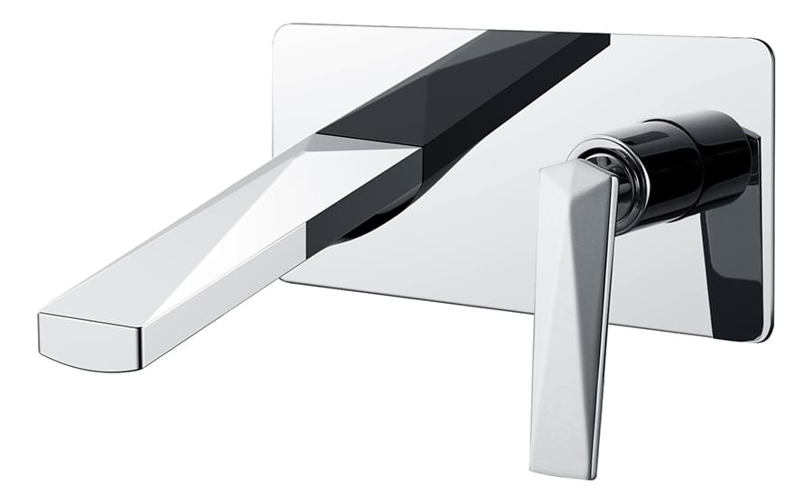 Плитка Boheme Venturo Смеситель VENTURO для раковины настенный хром  поверхность глянец