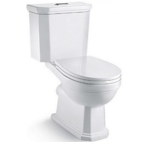 Плитка Boheme Vogue Унитаз VOGUE напольный с бачком без сиденья белый  поверхность глянец