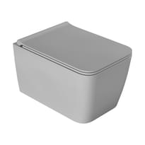 Плитка Boheme Zen Унитаз ZEN подвесной c сиденьем серый поверхность матовая