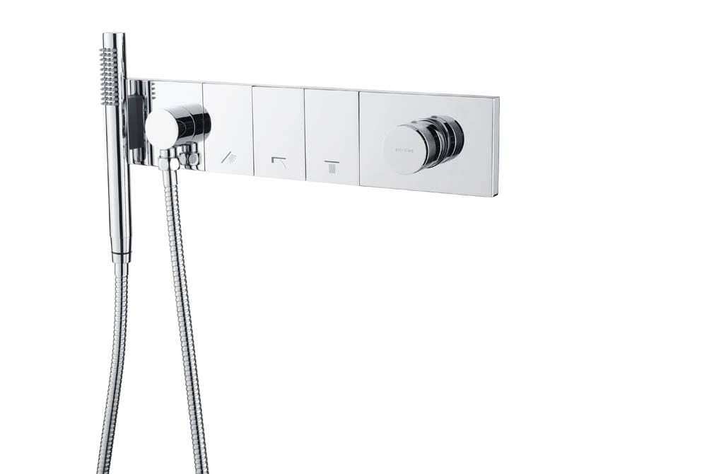 Плитка Boheme Zodiac Смеситель ZODIAC для душа встроенный с лейкой хром  поверхность глянец