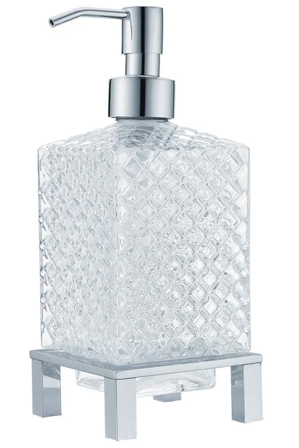 Плитка Boheme Вне Коллекций Дозатор для жидкого мыла настольный хром  поверхность глянец