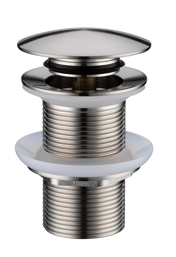 Плитка Boheme Вне Коллекций Донный клапан клик-клак для раковины без перелива никель  поверхность брашированная