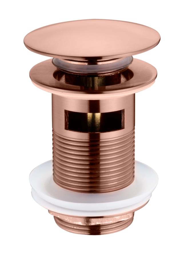 Плитка Boheme Вне Коллекций Донный клапан клик-клак для раковины с переливом медь  поверхность брашированная