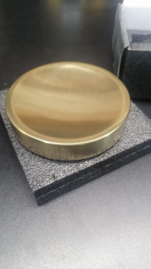 Плитка Boheme Вне Коллекций Мыльница настольная золото брашированное поверхность глянец