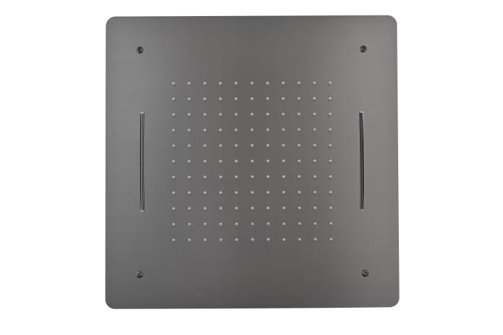 Плитка Boheme Вне Коллекций Потолочный душ двухпозиционный оружейная сталь брашированная  поверхность брашированная