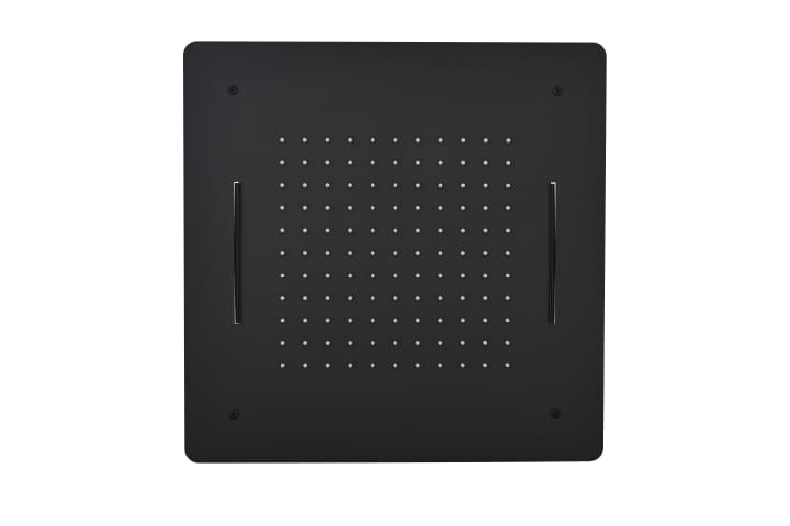 Плитка Boheme Вне Коллекций Потолочный душ двухпозиционный черный матовый  поверхность матовая