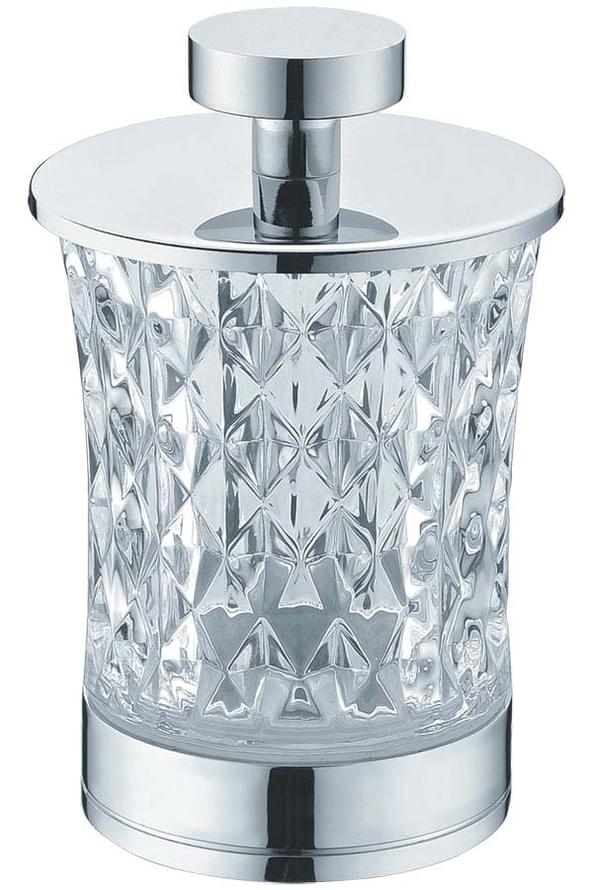 Плитка Boheme Вне Коллекций Стакан для ватных дисков настольный хром  поверхность глянец