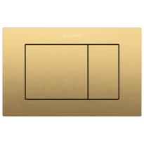 Плитка Boheme Смывные Клавиши Metal Клавиша для инсталляции нержавеющая сталь золото матовый поверхность брашированная