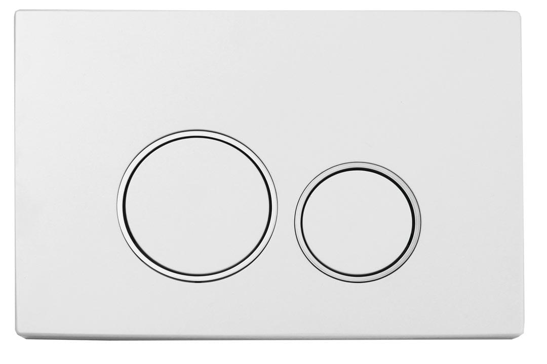 Плитка Boheme Смывные Клавиши Plastic Клавиша для инсталляции пластик белый/хром  поверхность глянцевая