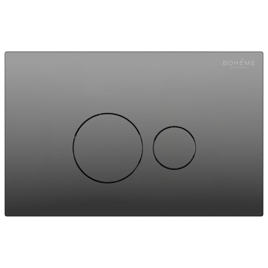 Плитка Boheme Смывные Клавиши Plastic Клавиша для инсталляции пластик графит  поверхность глянцевая