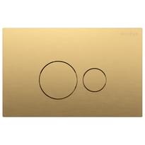 Плитка Boheme Смывные Клавиши Plastic Клавиша для инсталляции пластик золото матовый поверхность брашированная