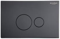 Плитка Boheme Смывные Клавиши Plastic Клавиша для инсталляции пластик черный матовый поверхность матовая