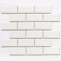Плитка Bonaparte Mosaics Brick White 28.75x29.2 см, поверхность глянец