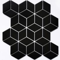 Плитка Bonaparte Mosaics Landa Black Matt 26.7x30.9 см, поверхность матовая