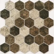 Плитка Bonaparte Mosaics Olmeto Brown 28.2x27.1 см, поверхность матовая
