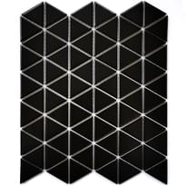 Плитка Bonaparte Mosaics Reno Black Matt 25.2x29.1 см, поверхность матовая