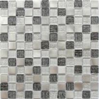 Плитка Bonaparte Mosaics Trend Silver 30x30 см, поверхность глянец, рельефная