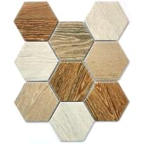 Плитка Bonaparte Mosaics Wood Comb 25.6x29.5 см, поверхность матовая