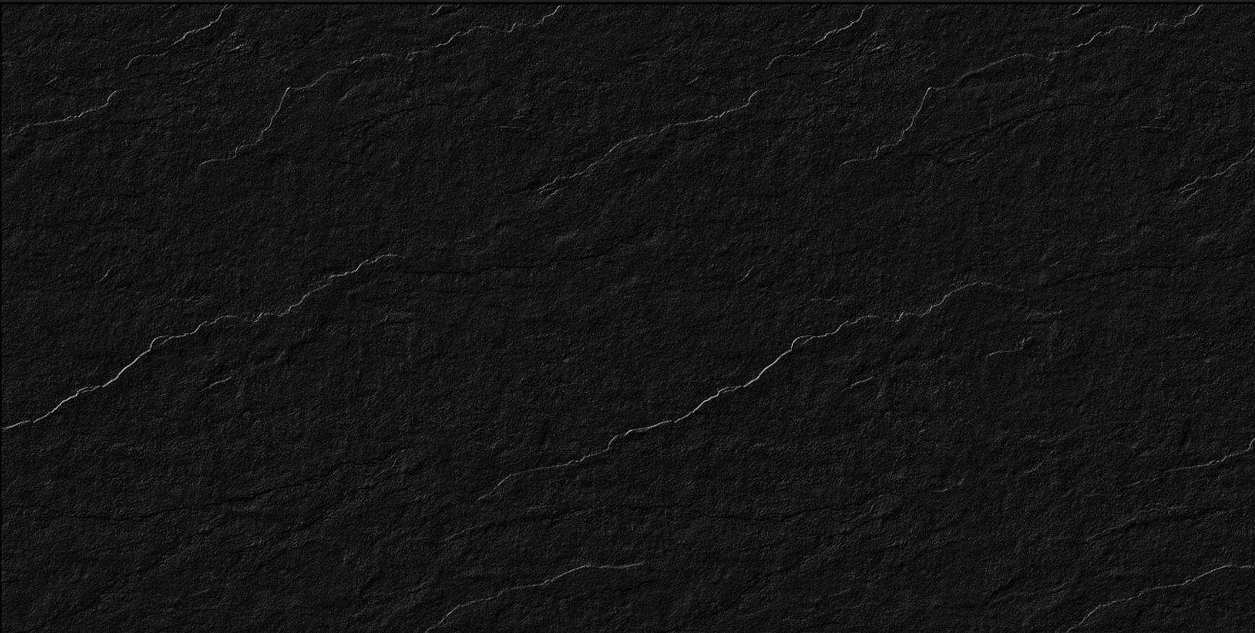 Плитка Bottega Ceramica Lava Noir Str 60x120 см, поверхность матовая, рельефная