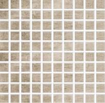 Плитка Brennero Concrete Mosaico Taupe Lapp 30x30 см, поверхность полуполированная