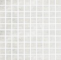 Плитка Brennero Concrete Mosaico White Lapp 30x30 см, поверхность полуполированная