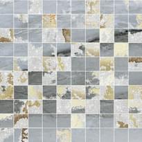Плитка Brennero Venus Mosaico Q. Solitaire Blu Mix 30x30 см, поверхность полированная