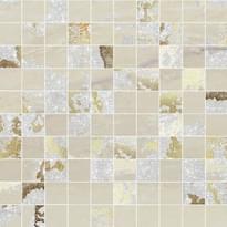 Плитка Brennero Venus Mosaico Q. Solitaire Sand Mix 30x30 см, поверхность полированная