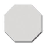 Плитка CE.SI Full Body Ottagono Alluminio 10x10 см, поверхность матовая