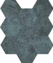 Плитка Caesar Alchemy Navy 3D Hexagons 28x34 см, поверхность матовая