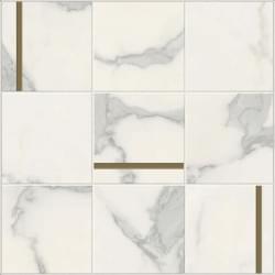 Caesar Anima Futura Majestic White Composizone N Brass 30x30