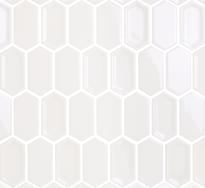 Плитка Caramelle Candylike Crayon White Glos 27.8x30.4 см, поверхность глянец, рельефная