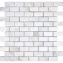 Плитка Caramelle Pietrine Dolomiti Bianco Pol 23x48 29.8x29.8 см, поверхность полированная