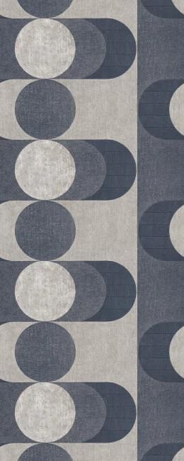 Carlisle And Co Signature Prints Equinox Steel Blue 3.41x137
