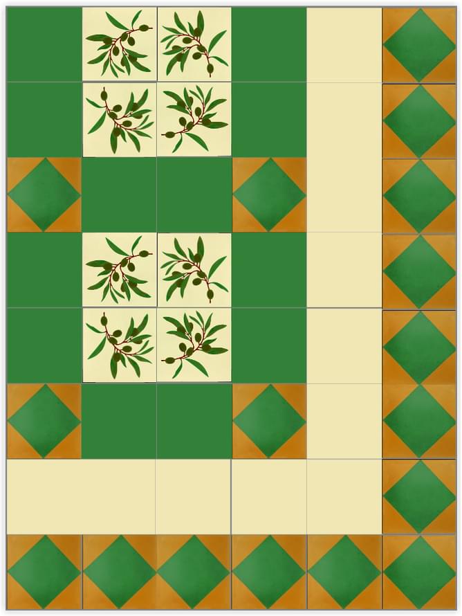 цемент фабрики Carodeco коллекция Les Animaux