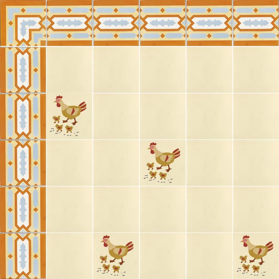 цемент фабрики Carodeco коллекция Les Animaux