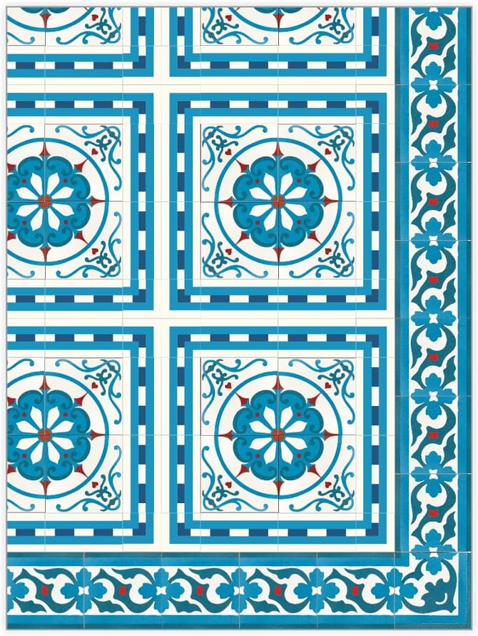 цемент фабрики Carodeco коллекция Les Combinaisons