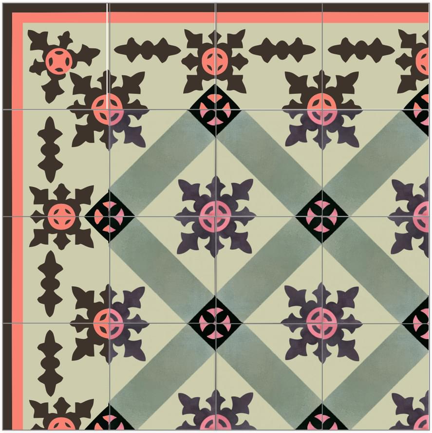 цемент фабрики Carodeco коллекция Les Combinaisons