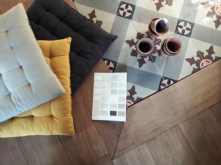 цемент фабрики Carodeco коллекция Les Combinaisons