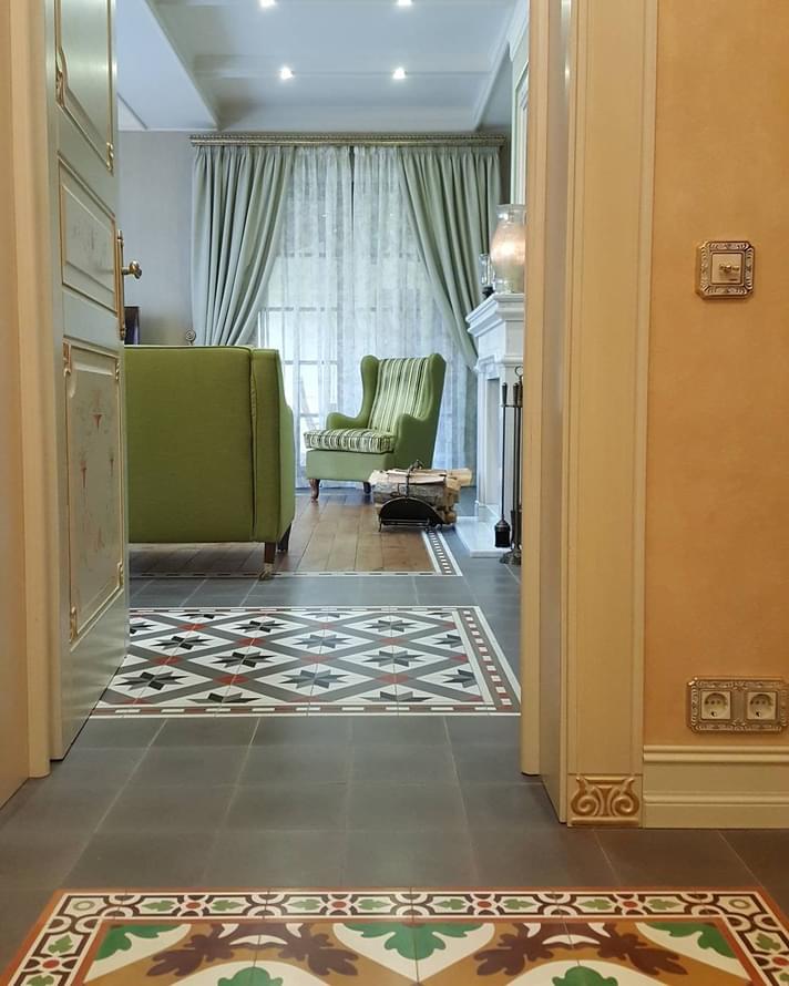 цемент фабрики Carodeco коллекция Les Combinaisons