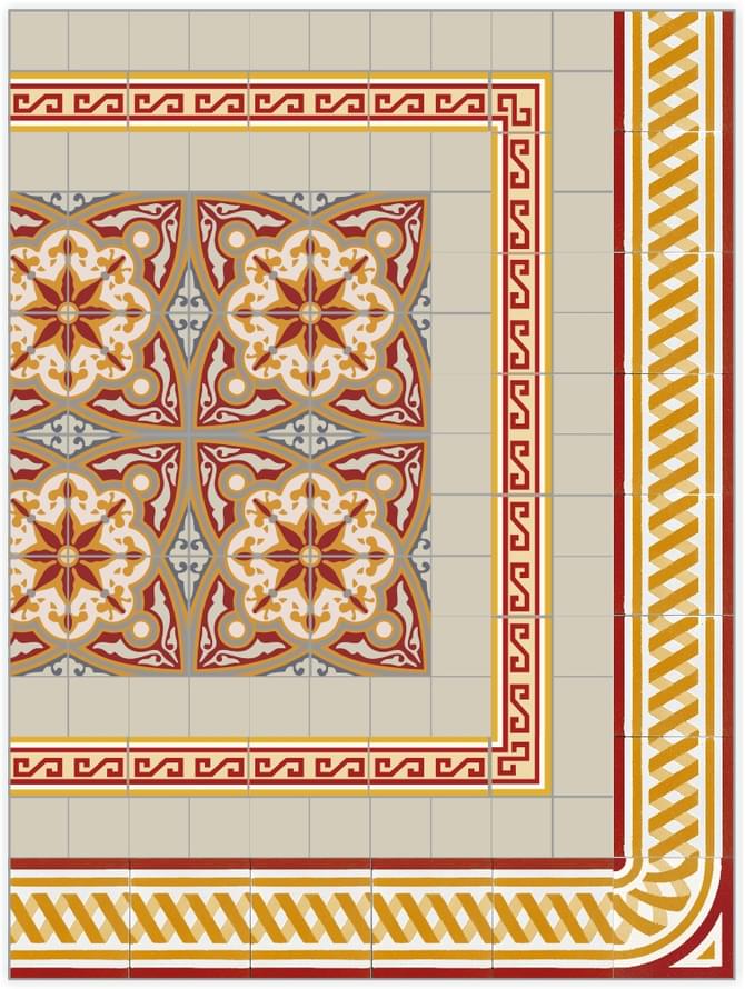 цемент фабрики Carodeco коллекция Les Combinaisons