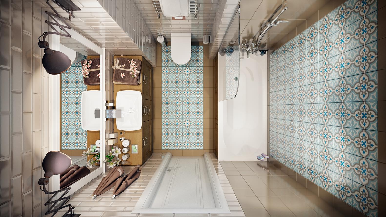 цемент фабрики Carodeco коллекция Les Combinaisons