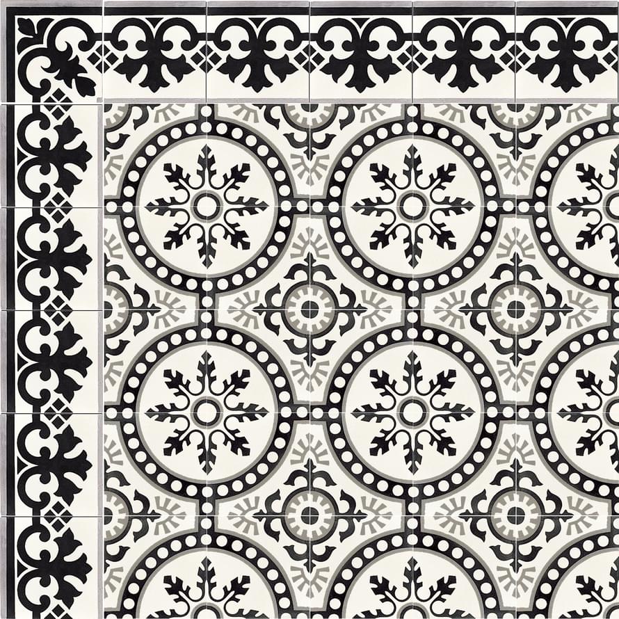 цемент фабрики Carodeco коллекция Les Fleurs Et Arabesques