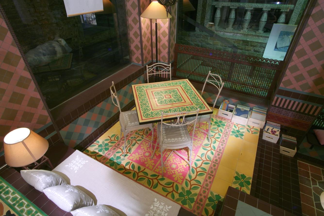 цемент фабрики Carodeco коллекция Les Fleurs Et Arabesques