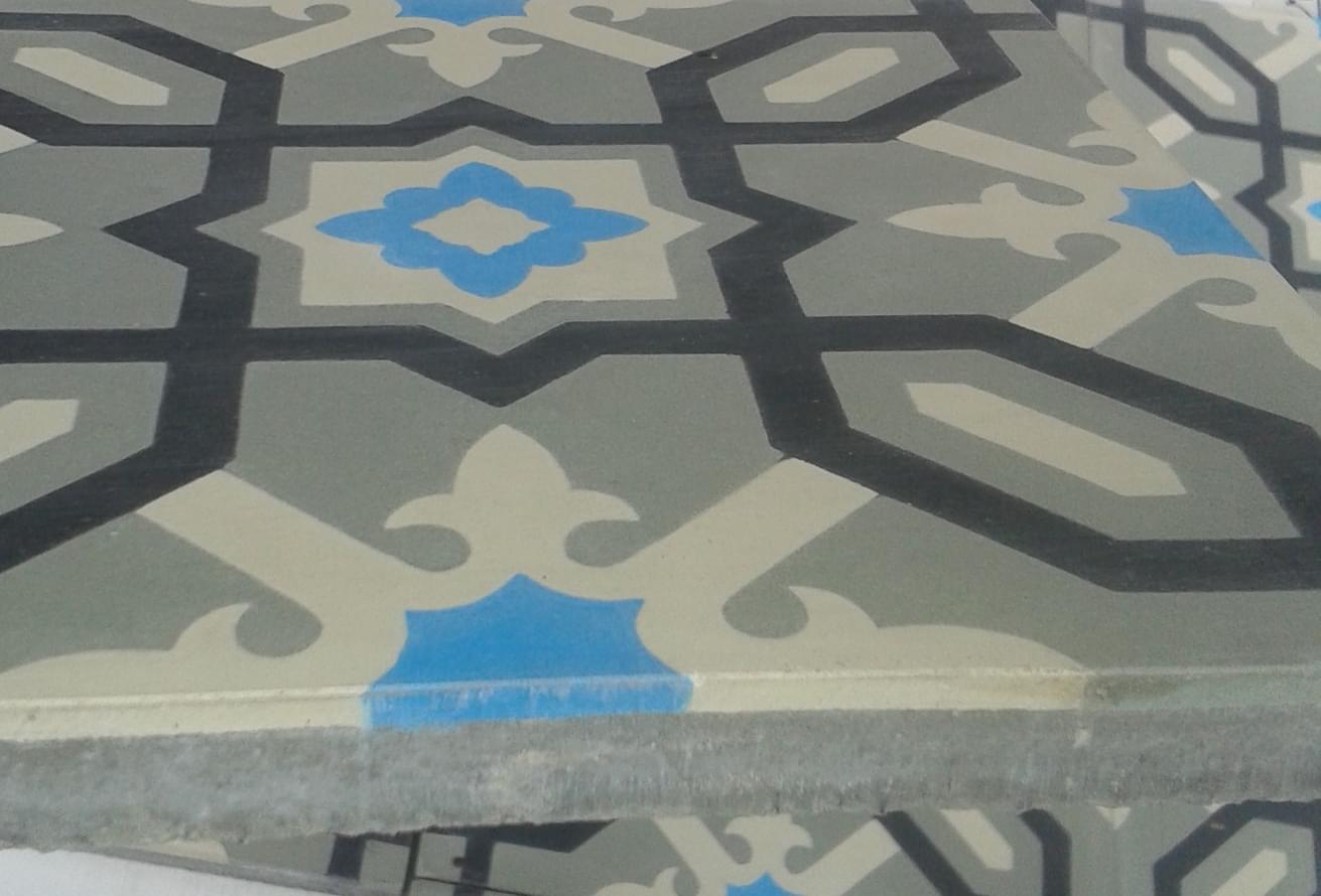 цемент фабрики Carodeco коллекция Les Fleurs Et Arabesques