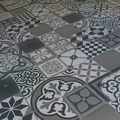 цемент фабрики Carodeco коллекция Les Fleurs Et Arabesques